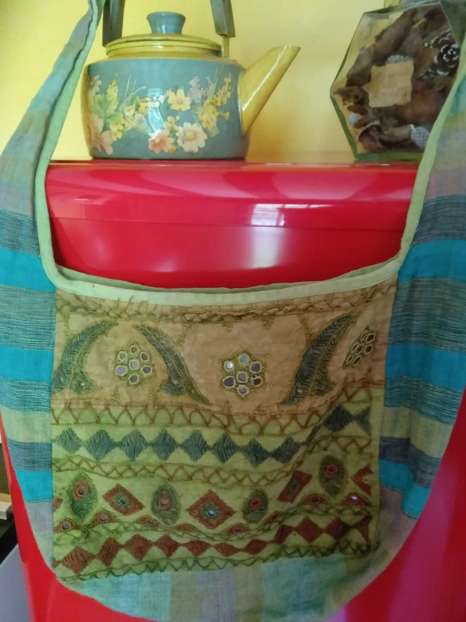 Saco indiano com bordados e miçangas – photo 2